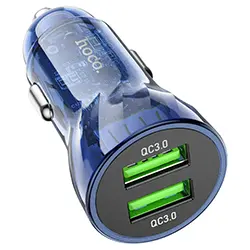 Chargeur Allume-Cigare rapide AUTO HOCO Z47 Double ports USB QC3.0 20W