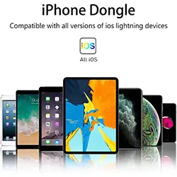 Adaptateur 2 en 1 Lightning Iphone vers Audio AUX 3.5mm Prise casque + Charge Lightning Iphone