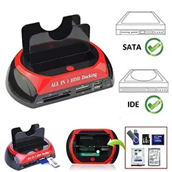 Station d'accueil Docking HDD All in one SATA IDE USB 2.0 e-SATA model:875