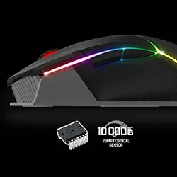 Souris Gaming sans-fil Rechargeable 400mAh Spirit Of Gamer XPERT-M200 RGB 10000dpi 8 Boutons Programmables