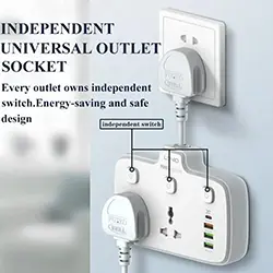 Multiprise universelle LDNIO SC2413 2 Prise AC + 3 USB + 1 USB-C PD - 2500W