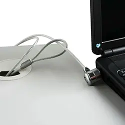 Chaîne câble de sécurité Anti-vol pour ordinateur portable Laptop avec clé 1.2m