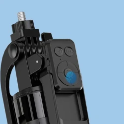 Perche à selfie avec trépied Bluetooth avec Télécommande rechargeable A17 1.8m pour téléphone Portable Caméra rotatif à 360°