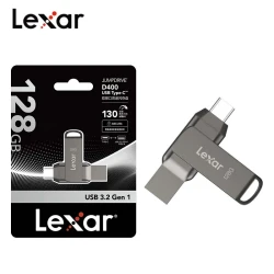 Clé USB Flash disque Lexar D400 Dual type-c type-a USB 3.1 130MB/s 64GB 128GB