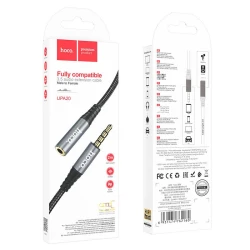 Cable Rallonge Extension AUX 3.5mm 4 Pôles 4p Casque + Microphone HOCO UPA20 Male vers Femelle