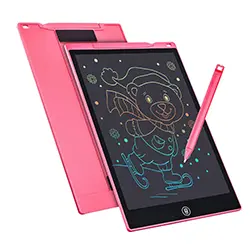Ardoise Magic Tablette graphique 12 pouces pour écrire, dessiner  - Rose
