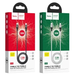 Câble de Charge et de Données HOCO X50 USB-C Type-c to vers Type-c 100W 5A 2m
