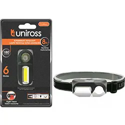 Lampe frontale UNIROSS ProLite+ 180lm avec batterie rechargeable ULSH04