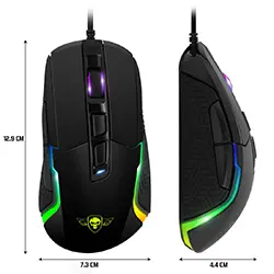 Souris Gaming Spirit of gamer RGB PRO-M7 S-PM7 4800dpi 7 Boutons Programmables