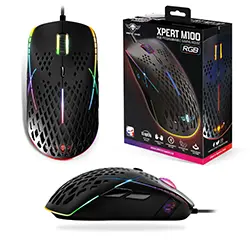 Souris filaire USB Gaming Spirit Of Gamer XPERT-M100  S-XM100 RGB 12400dpi 8 boutons programmables