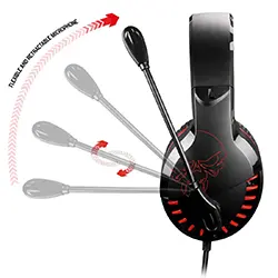 Casque Gaming filaire Spirit Of Gamer PRO-H3 SWITCH EDITION MIC-PH3SW pour Nintendo Switch, Smartphone - Noir|Rouge
