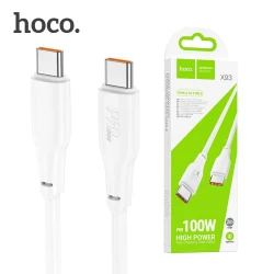 Câble de charge et transfert de données USB-C Type-C vers Type-C Hoco X93 100W - 2m