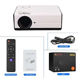 Mini DATASHOW Vidéo Projecteur LED Smart 720P Native 4K Android WIFI