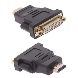 Adaptateur Convertisseur bidirectionnel HDMI mâle vers DVI femelle (24 + 5) 1080P FULL HD