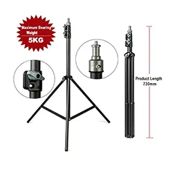 Trepied Support 2.1m en aluminium LINCO ZENITH 8806 avec tête à vis 1/4 pour caméra, Lampe, Flash, appareil photo DSLR