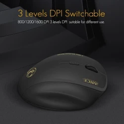IMICE G6 Souris Sans-fil 2.4GHz Gaming 6 Boutons 1600DPI