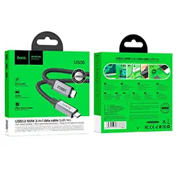 Cable Type-C vers Type-C USB 3.2 20gbps PD 100W 4K60hz HOCO US06 - 1m
