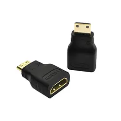 Convertisseur Adaptateur Mini HDMI mâle vers to HDMI femelle 1080P