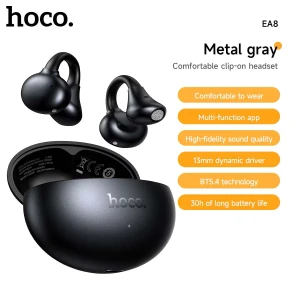HOCO EA8 Écouteurs sans-fil Bluetooth 5.4 TWS Open-Ear à Clip avec Microphone