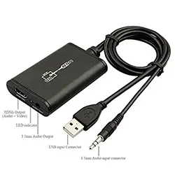 Adaptateur Convertisseur USB 3.0 to vers HDMI avec audio Jack 3.5mm 1080P