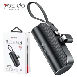 Yesido YP68 Power Bank compact 5000mAh USB‑C et Lightning Iphone