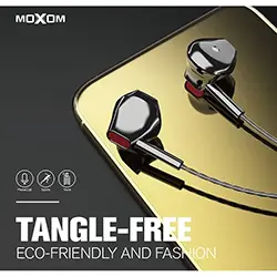 Ecouteur filaire avec microphone et boutons de commande MOXOM MX-EP13