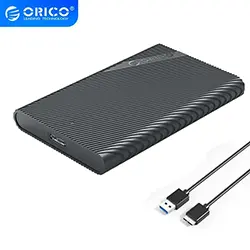 Rack Boitier externe pour disque dur HDD SSD 7 mm 9,5 mm 2.5 pouces orico 2521U3 USB 3.0 5Gbps