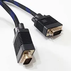 Câble VGA tressé plaqué or mâle vers mâle 1080p FULL HD pour ordinateur portable, projecteur HDTV 3m 5m 10m 20m