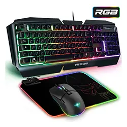 Pack Gaming 3 en 1 Spirit of gamer ULTIMATE 500 CLS-MK500 RGB Clavier souris Tapis de souris