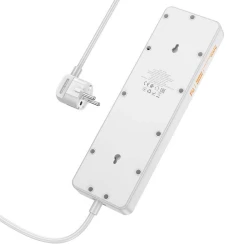 HOCO AC13A Multiprise rallonge universelle Chargeur 5 Prise 2500W + 3 USB QC3.0 + 1 Type-C PD 17W