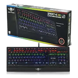 Clavier Mécanique Gaming Spirit Of Gamer XPERT-K500 CLA-XK500 Rétro Eclairage RGB Victory K500 Brown AZERTY