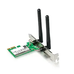 Carte Réseau WiFi Adaptateur TENDA W322E PCI EXPRESS PCI-E WI-FI N300 2 ANTENNES