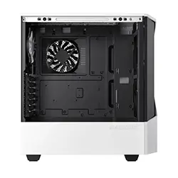 Boitier Gaming PC ATX GAMEMAX Contac Turbo ARGB COC en acier et Verre Trempé Antipoussière - Blanc/Noir