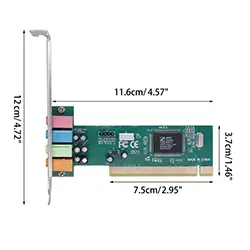 Carte Son PCI 4CH PCI873 pour PC ordinateur de bureau Chipset CMI8738