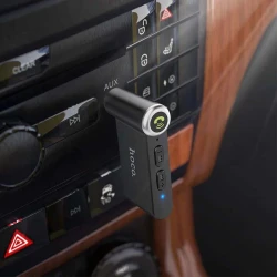 HOCO E58 Récepteur audio Bluetooth 5.0 AUX 3.5mm pour autoradio et Haut-parleur