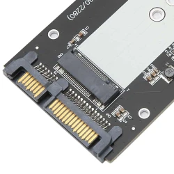 Adaptateur Convertisseur M.2 NGFF SATA 2230/2242/2260/2280 vers SATA 3 SSD 2.5 pouces