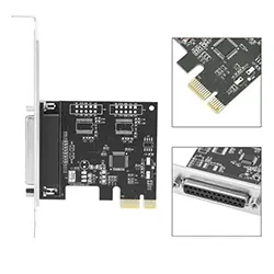 Carte d'extension PCI-E PCI Express vers Port Parallèle DB25 25 broches