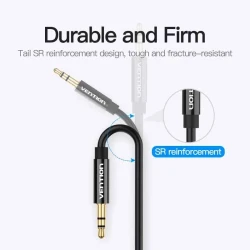 Vention Câble Séparateur Partage Audio Jack 3.5mm Mâle vers 2 Femelles