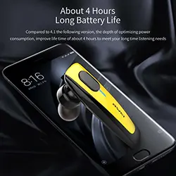 Ecouteur sans-fil bluetooth AWEI N3 avec microphone pour conduite auto