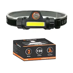 Lampe frontale UNIROSS ProLite 150lm rechargeable Lithium 900mAh ULSH03