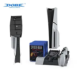 Support Docking Vertical de refroidissement pour PS5 Station de charge pour manette PS5 DOBE TP5-3536B