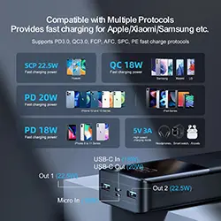 POWER BANK Joyroom QP192 20000mAh 22.5W charge rapide