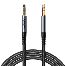 Cable AUX 3.5mm audio mâle vers mâle tressé Joyroom SY-A08 1.2m
