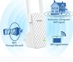 Répéteur Extender WiFi sans fil Tenda A9 300Mbps