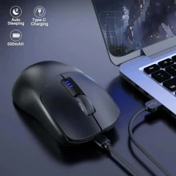 Souris Gaming Rechargeable sans-fil 10000 DPI Tri-mode Bluetooth 5.0, 2.4G, USB Filaire AULA SC580 6 Boutons