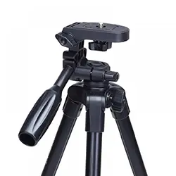 Trépied Portable yunteng VCT-520 avec Kit de tête d'amortissement tridimensionnel pour Caméra MAX:125cm