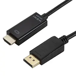 Câble Adaptateur Displayport DP mâle vers to HDMI mâle 2K x 4K 1.8m