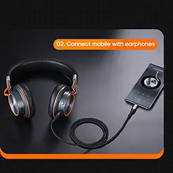 Câble Audio Joyroom SY-A03 Type-C vers AUX Jack 3.5mm 1m