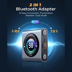 Émetteur Récepteur 2 en 1 Audio sans-fil Bluetooth 5.3 AUX 3.5mm Jack Joyroom JR-CB2
