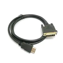 Cable Convertisseur Adaptateur DVI 24 + 1 mâle vers HDMI mâle bidirectionnel 1080P 5m
